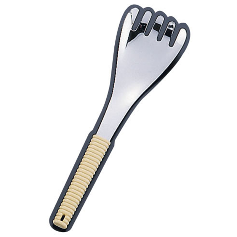 18-8味道楽　取り分けフォーク　穴無 アイボリー 1袋（ご注文単位1袋）【直送品】