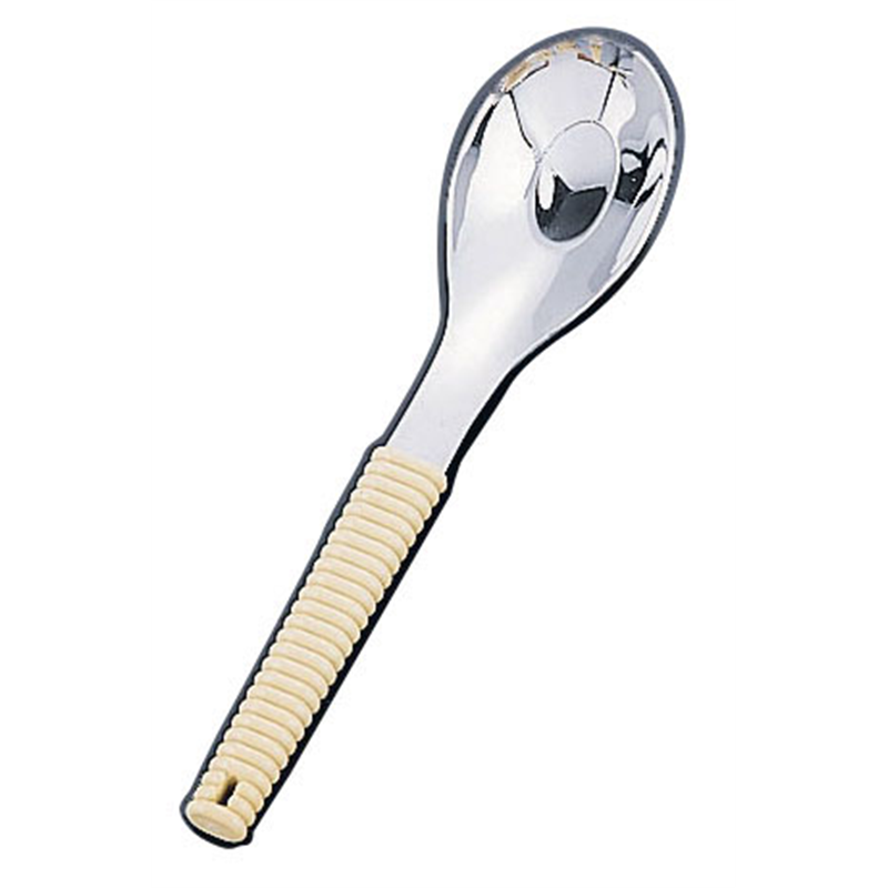 18-8味道楽　土鍋スプーン アイボリー 1袋（ご注文単位1袋）【直送品】