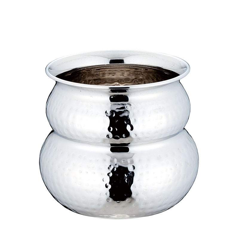 UK　ステンレス　ガラ入れ　スパイラル ツチ目入り　M 1個（ご注文単位1個）【直送品】