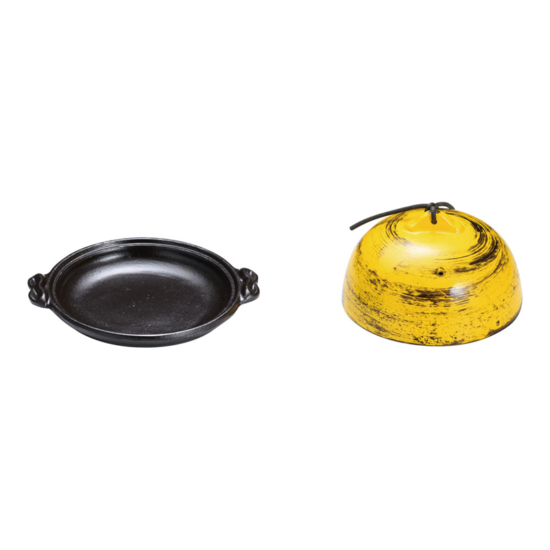 アルミ高瀬陶板鍋　なると　小 13cm 1袋（ご注文単位1袋）【直送品】