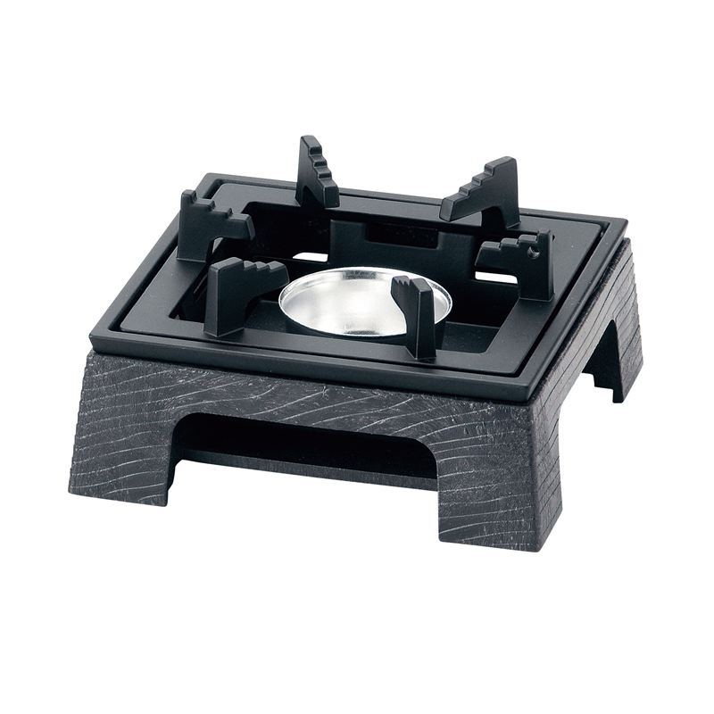 アルミ民芸こんろ　A-1 黒　M11-096 1袋（ご注文単位1袋）【直送品】