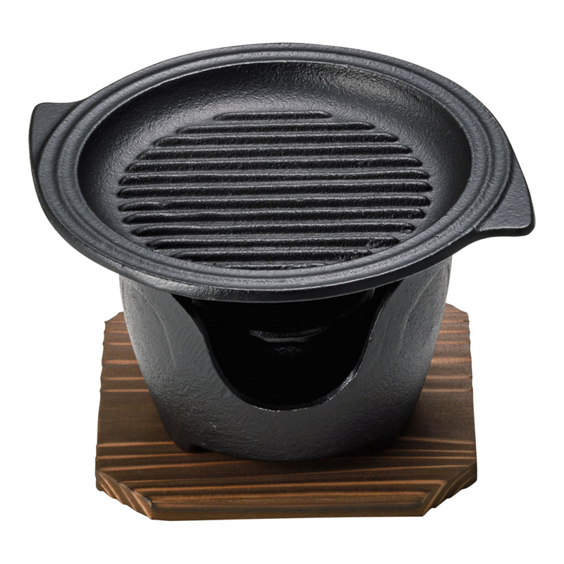 （S）卓上焼　ミニ皿セット　グリル丸  1箱（ご注文単位1箱）【直送品】