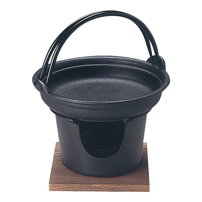 アサヒ　鉄南部　すきやき鍋コンロセット  1箱（ご注文単位1箱）【直送品】