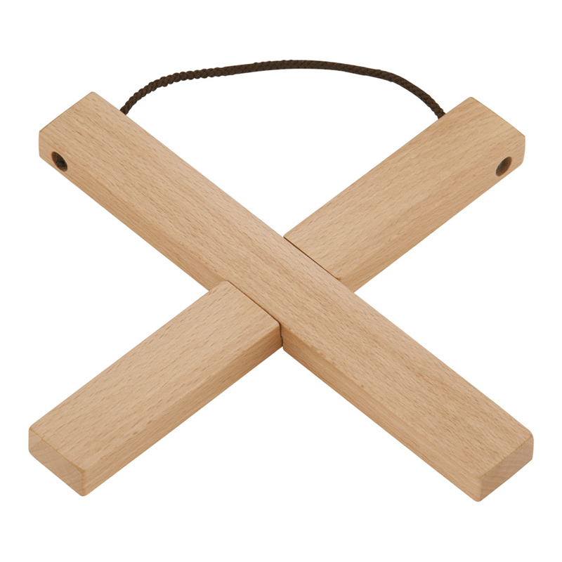 ブナ クロス鍋敷 大 1袋(ご注文単位1袋)【直送品】