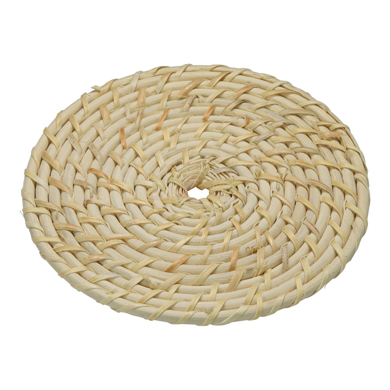 籐製 鍋敷 丸 小 1個(ご注文単位1個)【直送品】