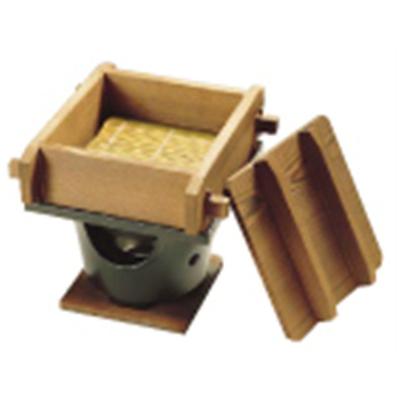 ネズコ角セイロコンロセット　（湯入れ付）  1個（ご注文単位1個）【直送品】