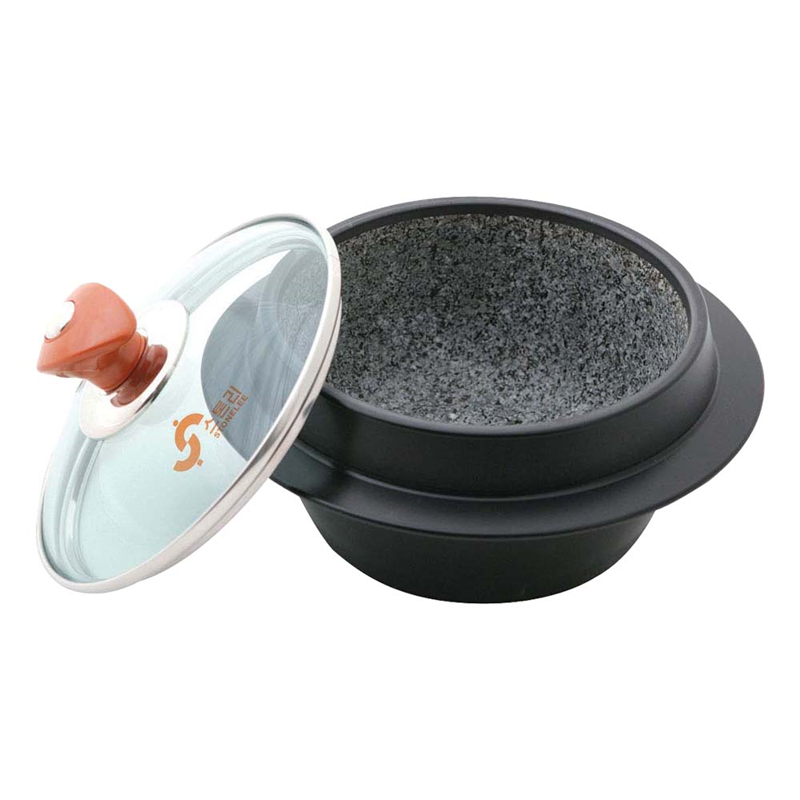 IH アルミ枠付ストーンポット ツバ付 YSIH-0218 1箱(ご注文単位1箱)【直送品】