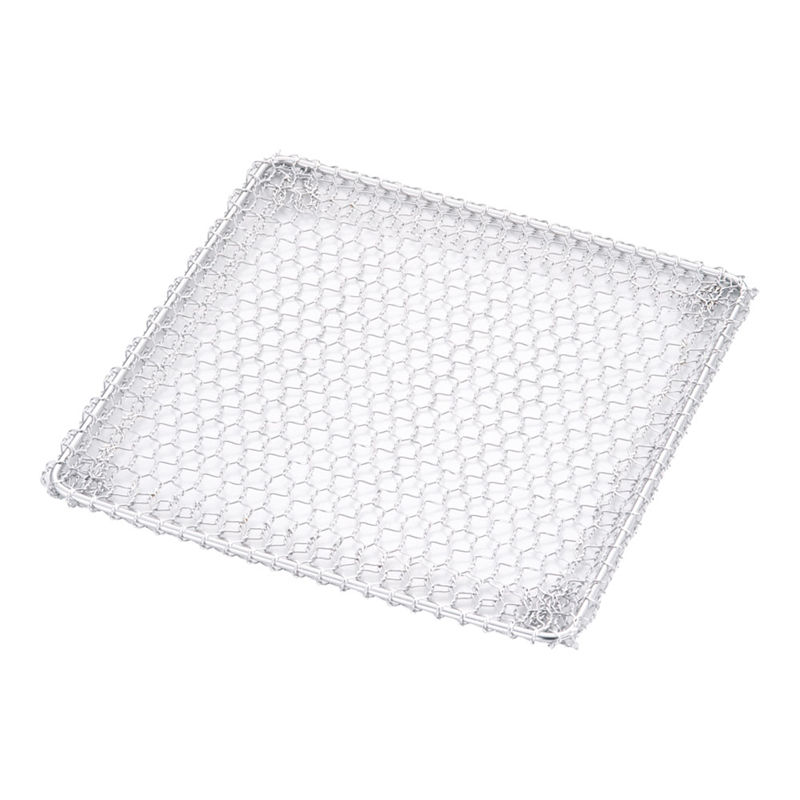 SA18-8飛騨コンロ用　亀甲目金網 7号用　（200×200） 1袋（ご注文単位1袋）【直送品】
