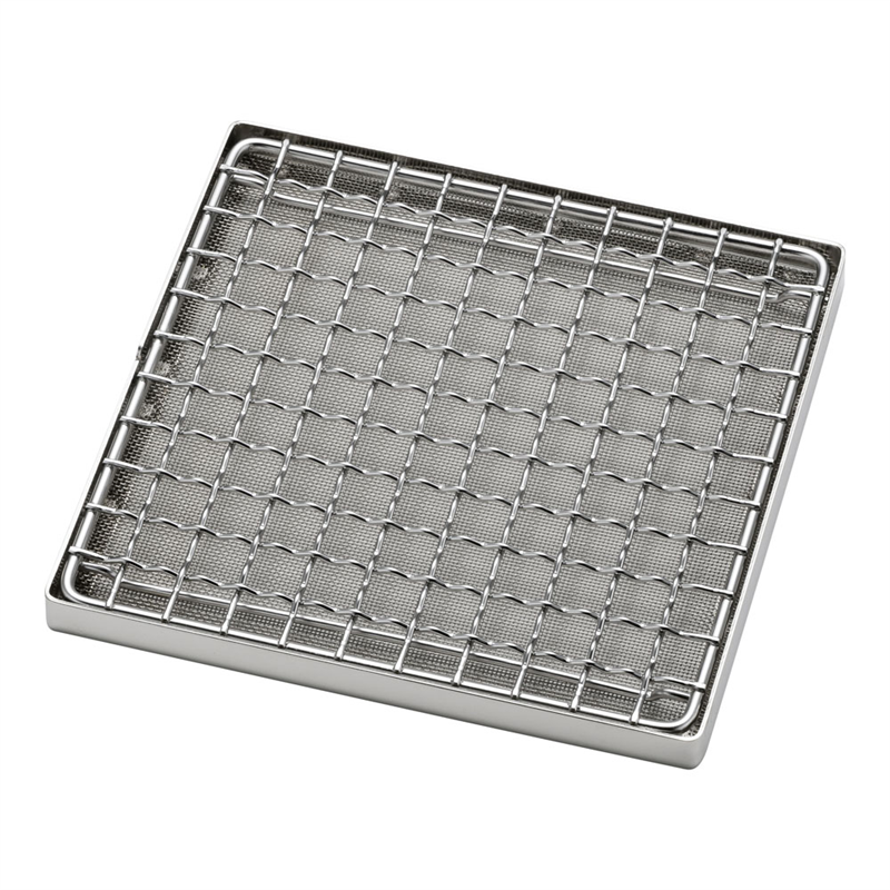 18-8海鮮耐熱アミ　角型セット 小 1袋（ご注文単位1袋）【直送品】