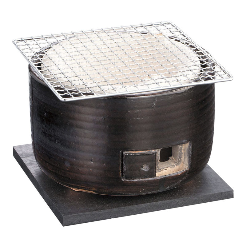 三河こんろ　（黒）  1箱（ご注文単位1箱）【直送品】