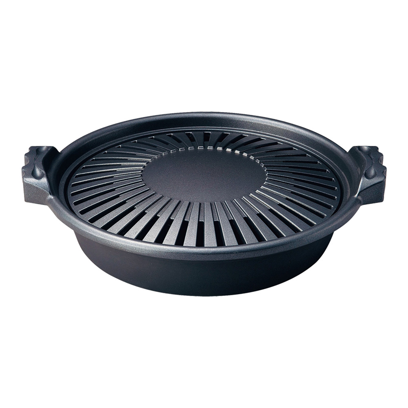 アルミ合金　焼しゃぶ鍋（フッ素コート） M11-085 1袋（ご注文単位1袋）【直送品】