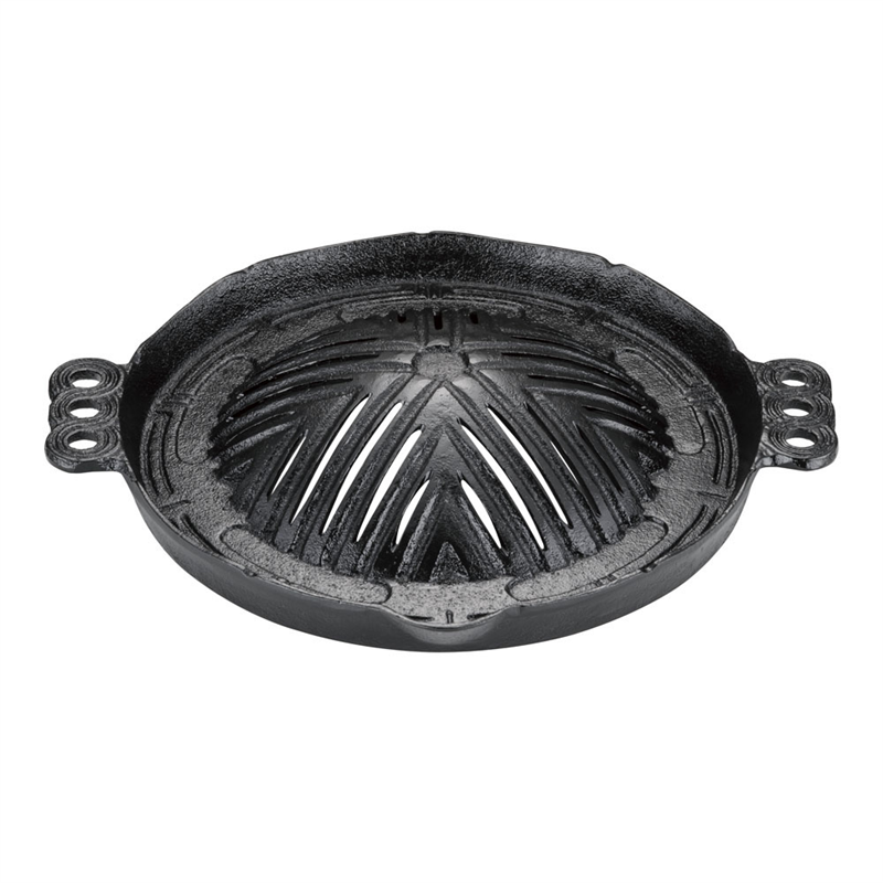 （S）　鉄ジンギス鍋 穴明　22cm 1箱（ご注文単位1箱）【直送品】