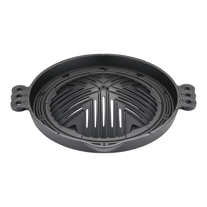 （S）　鉄ジンギス鍋 穴明　26cm 1箱（ご注文単位1箱）【直送品】