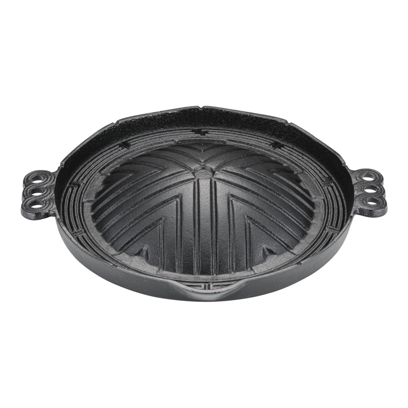 （S）　鉄ジンギス鍋 穴無　26cm 1箱（ご注文単位1箱）【直送品】