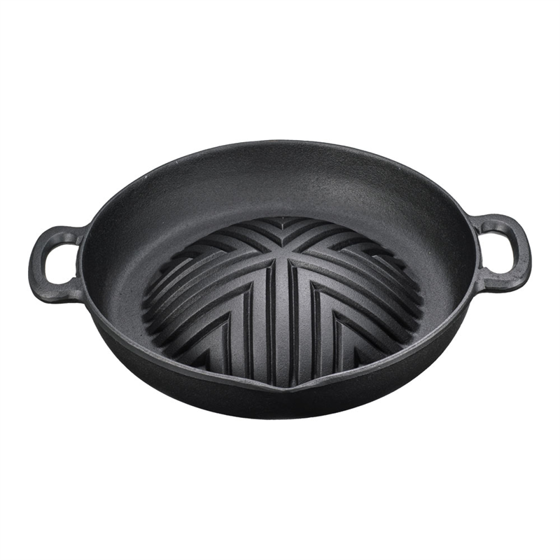 【直送品】五進　鉄新深型ジンギス鍋　３０ｃｍ