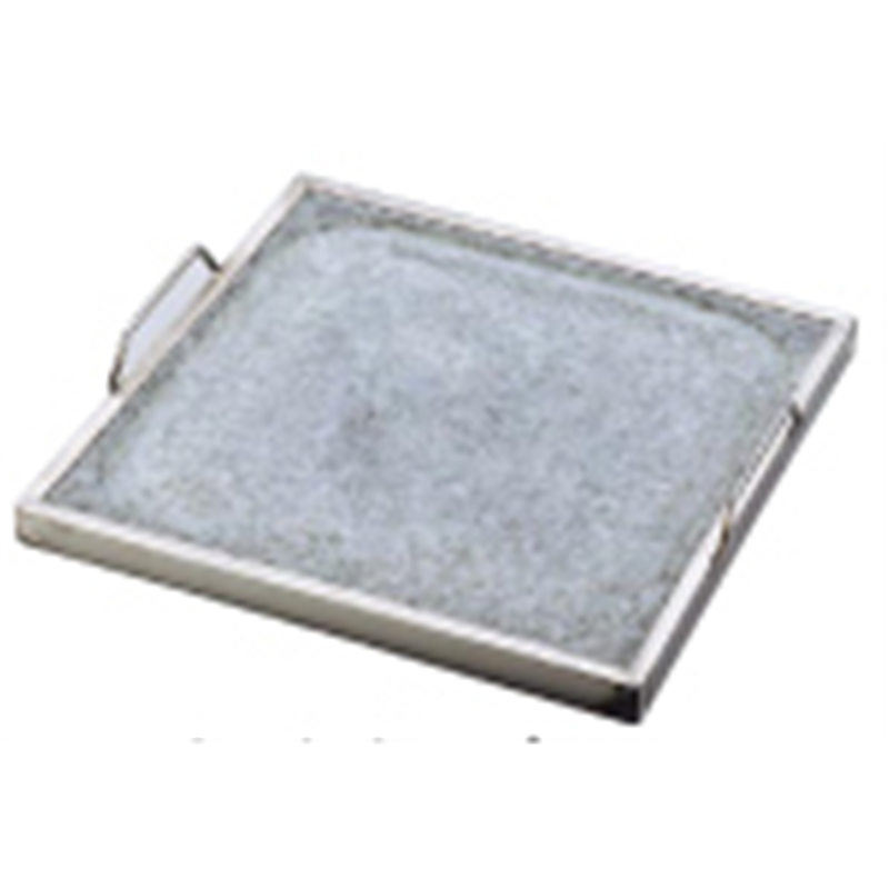 長水　石焼角型プレート　　YS-1435  1個（ご注文単位1個）【直送品】