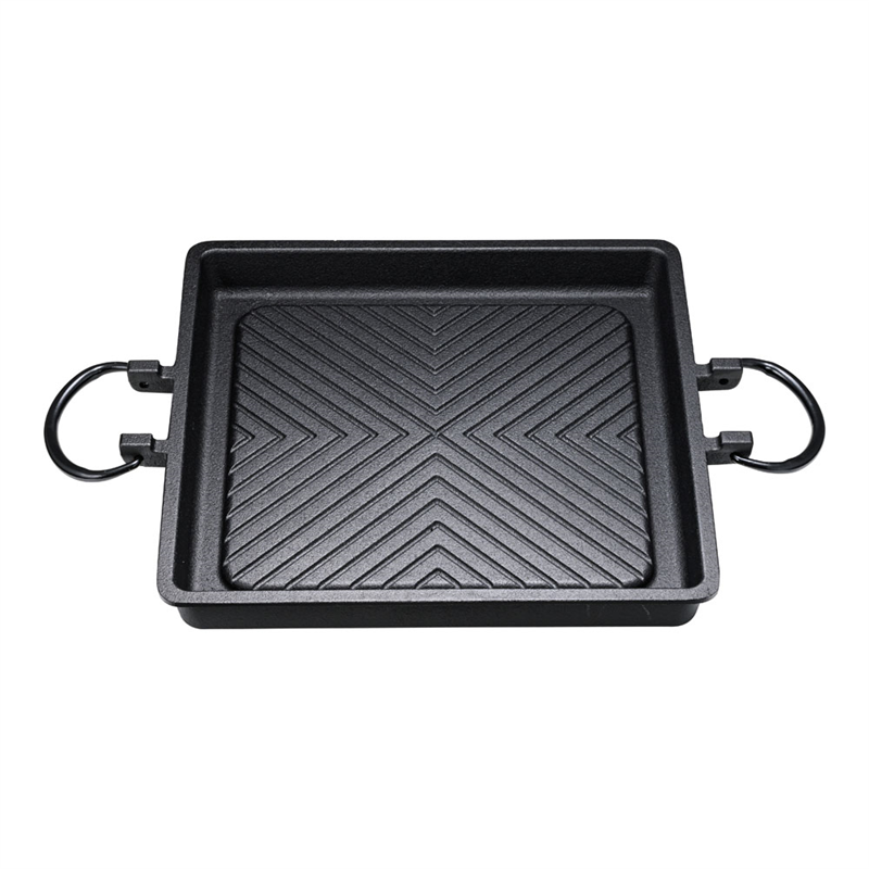 アサヒ　鉄焼肉プレート　角型　　　35cm  1箱（ご注文単位1箱）【直送品】