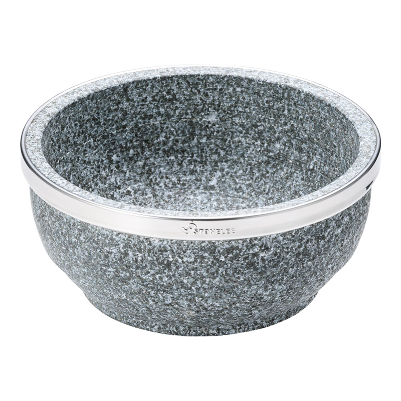 長水石焼ピビンバ器(補強付き) YS-0118D 18cm 1箱(ご注文単位1箱)【直送品】