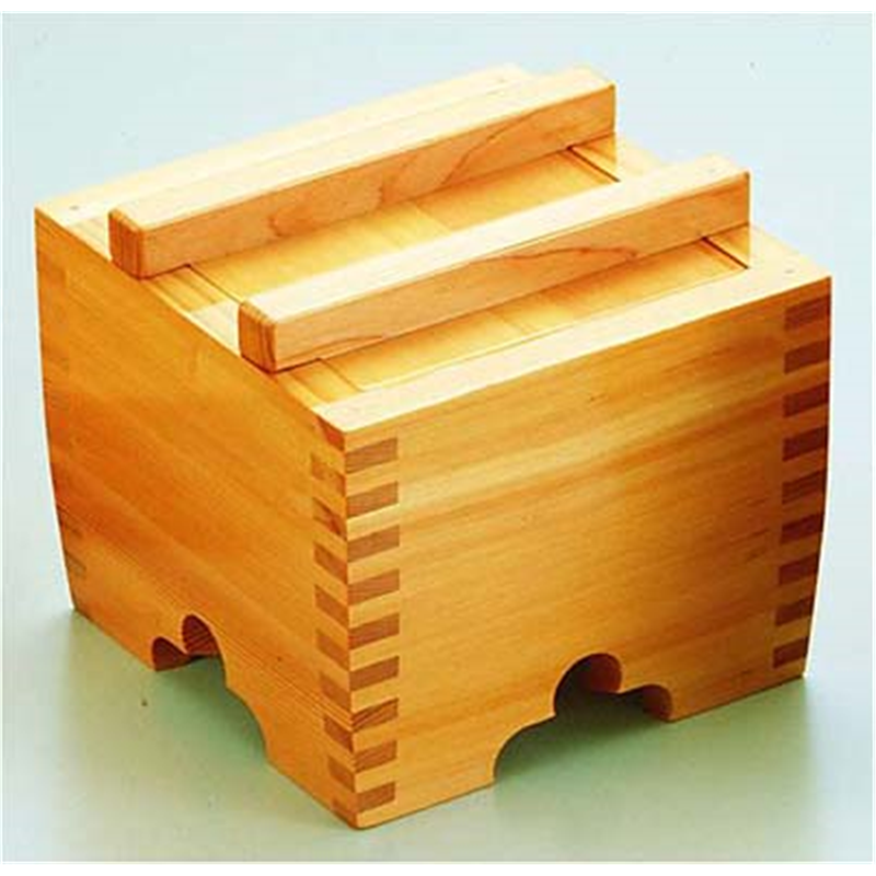 サワラ　角型釜揚桶　（大）  1箱（ご注文単位1箱）【直送品】