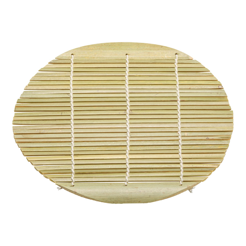 ざるそば用丸竹スダレ　（φ195mm）  1個（ご注文単位1個）【直送品】