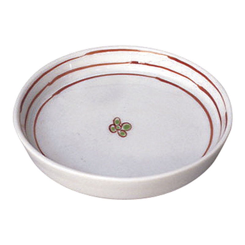 そば薬味皿　赤絵渕十草 2507-215 1個（ご注文単位1個）【直送品】