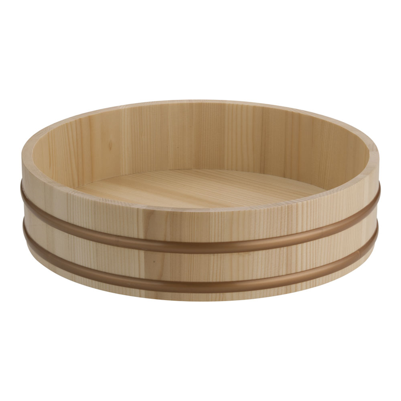 天然木盛込桶　クリアー（樹脂タガ仕様） 桶のみ　尺2　30009 1個（ご注文単位1個）【直送品】