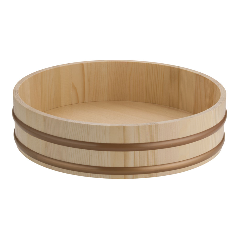 天然木盛込桶　クリアー（樹脂タガ仕様） 桶のみ　尺3　30010 1個（ご注文単位1個）【直送品】