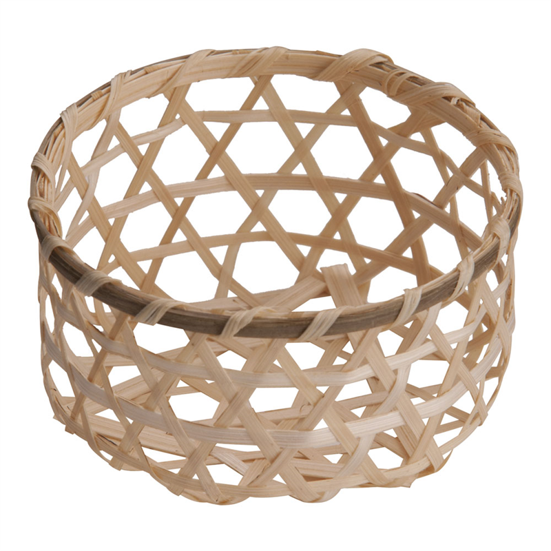 竹製　珍味籠（10個入） 3008　ミニ丸8 1袋（ご注文単位1袋）【直送品】