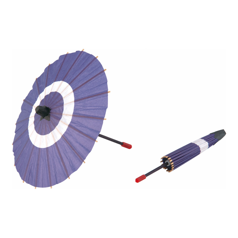 蛇ノ目傘 B(100入) 中 紫 1箱(ご注文単位1箱)【直送品】