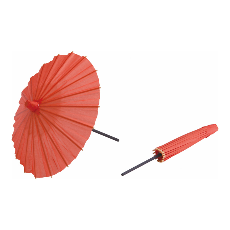 ミニ野立傘 B(100入) 中 朱 1箱(ご注文単位1箱)【直送品】