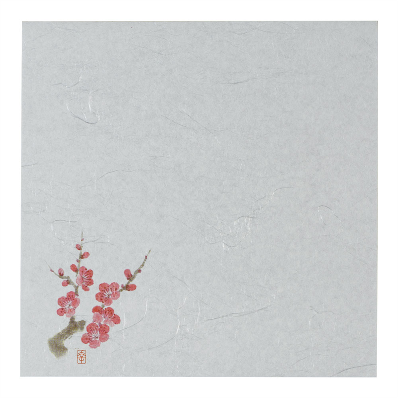 遠赤抗菌和紙 花ごよみ懐敷(200枚入) 梅 W4-2 1袋(ご注文単位1袋)【直送品】