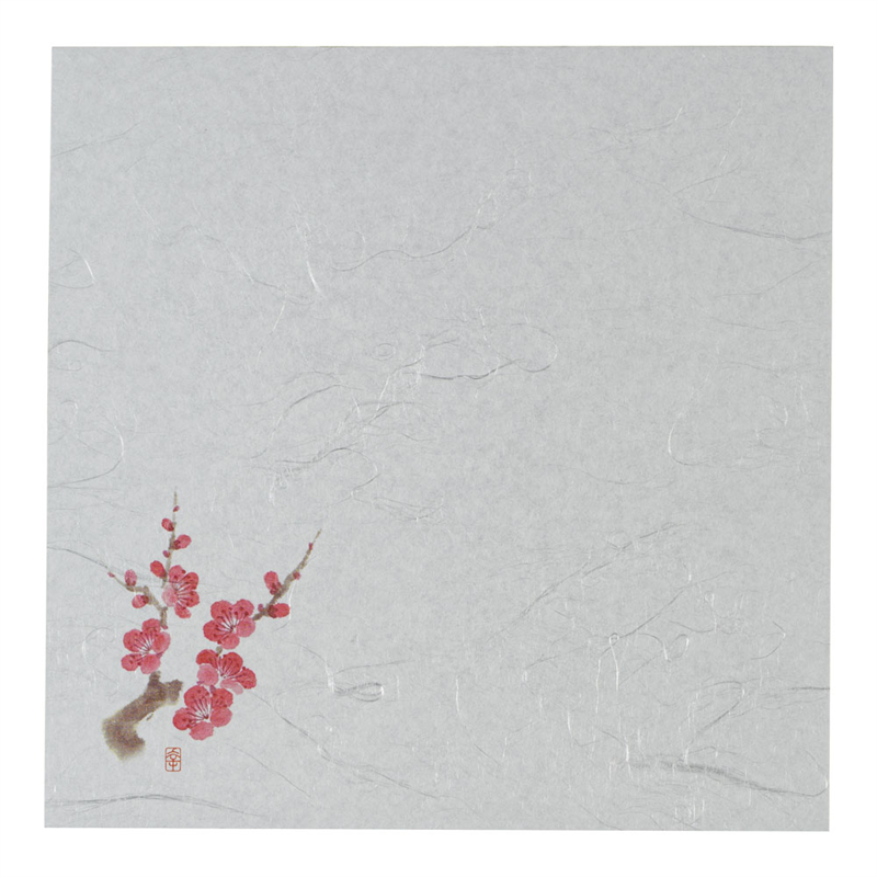 遠赤抗菌和紙 花ごよみ懐敷(200枚入) 梅 W5-2 1袋(ご注文単位1袋)【直送品】
