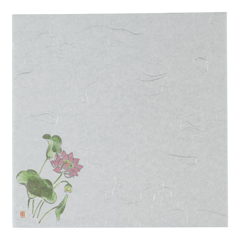 遠赤抗菌和紙 花ごよみ懐敷(200枚入) はす W5-10 1袋(ご注文単位1袋)【直送品】