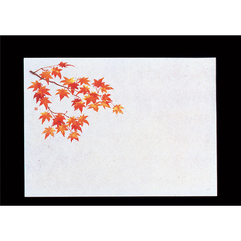 遠赤保鮮紙　小　（100枚入）　紅葉  1袋（ご注文単位1袋）【直送品】