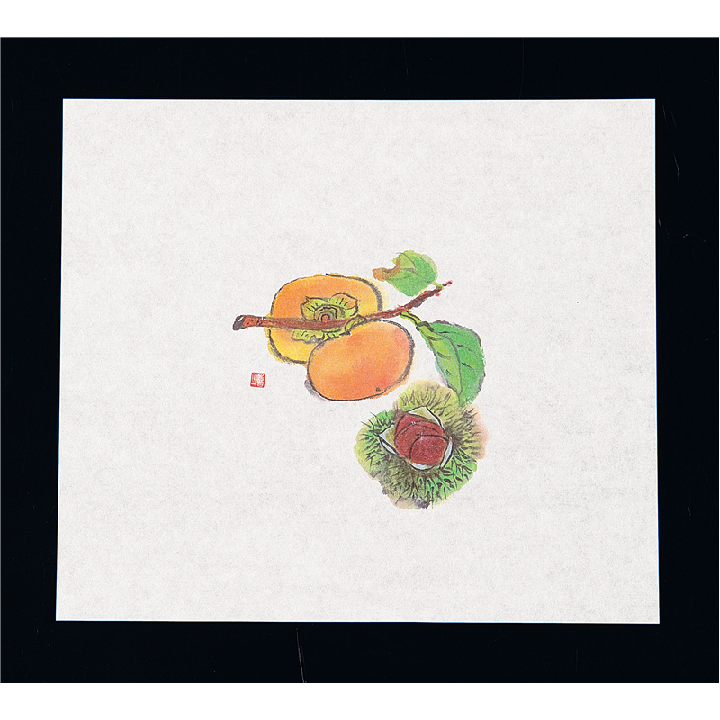 鮮度保持紙（100枚入） 柿と栗　M30-088 1袋（ご注文単位1袋）【直送品】