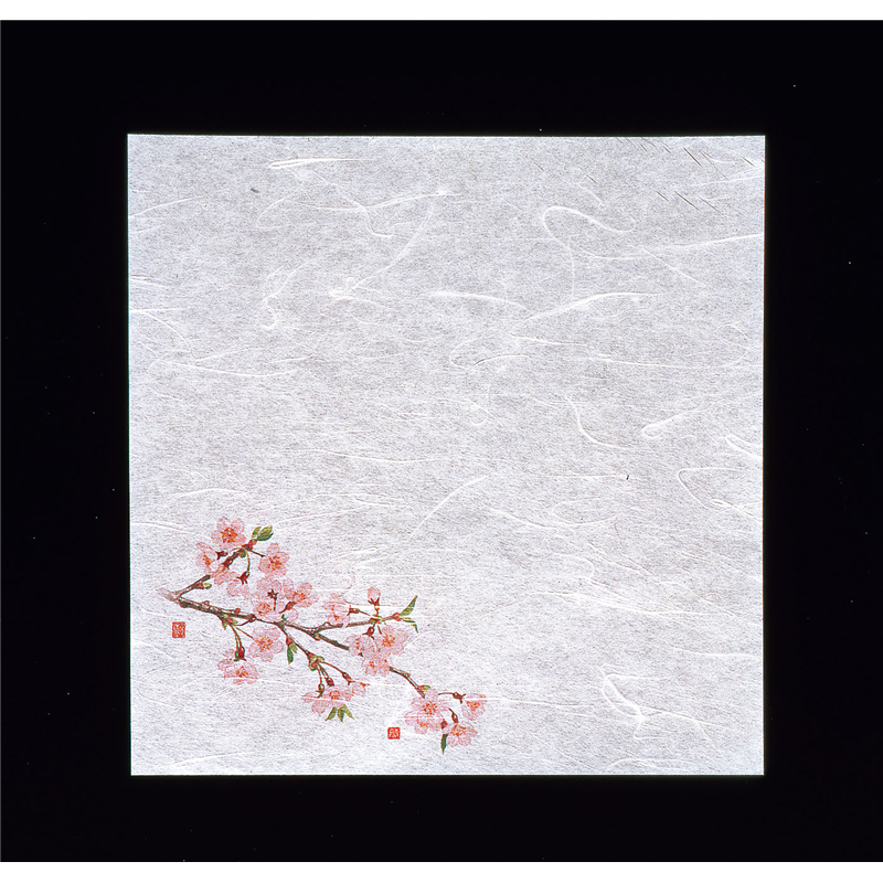 新・濡れ奉書紙（100枚入）　　桜  1袋（ご注文単位1袋）【直送品】