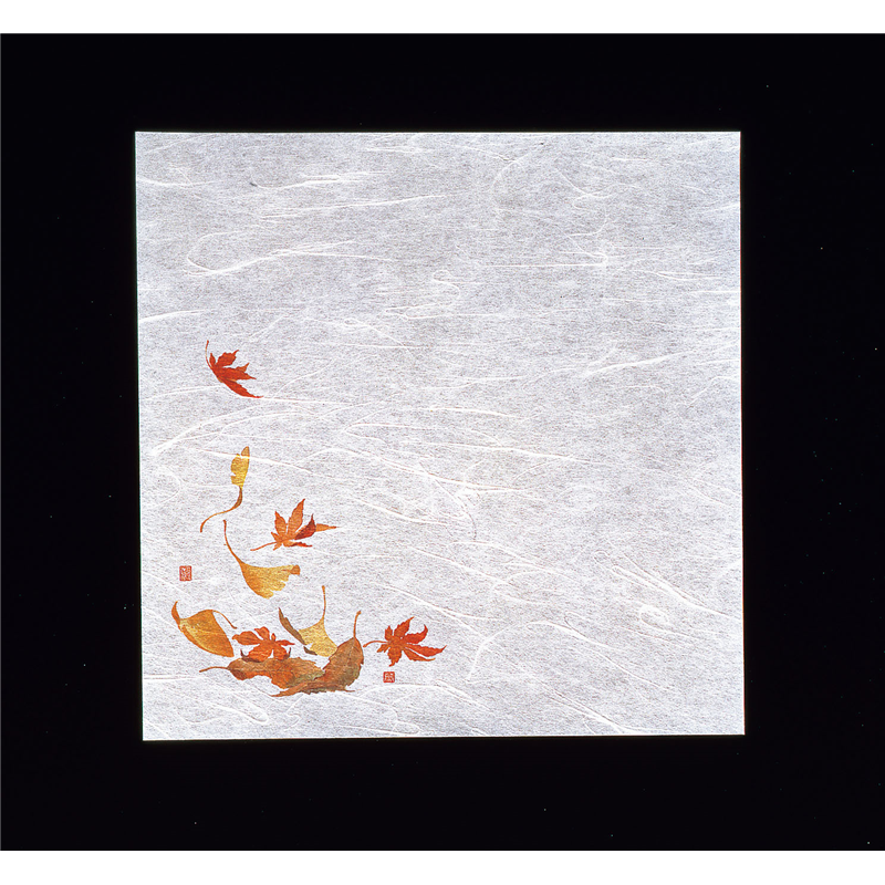 新・濡れ奉書紙（100枚入）　　落葉  1袋（ご注文単位1袋）【直送品】