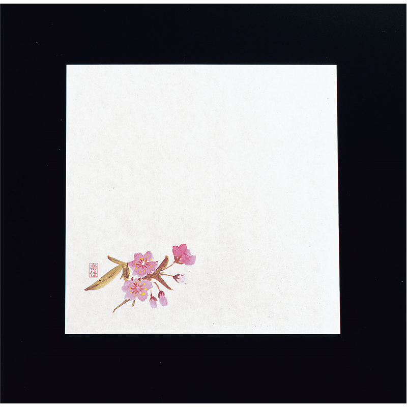 耐油懐敷18角（100枚入） 桜　M30-221 1袋（ご注文単位1袋）【直送品】