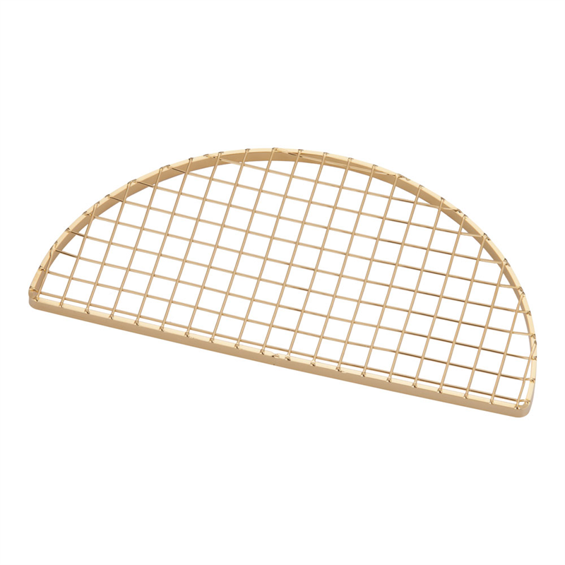 SA18-8金仕上げ盛付網（飾り網） 半月型　大 1袋（ご注文単位1袋）【直送品】