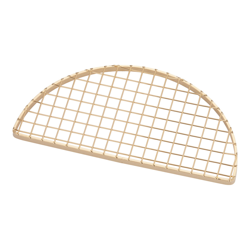 SA18-8金仕上げ盛付網（飾り網） 半月型　小 1袋（ご注文単位1袋）【直送品】