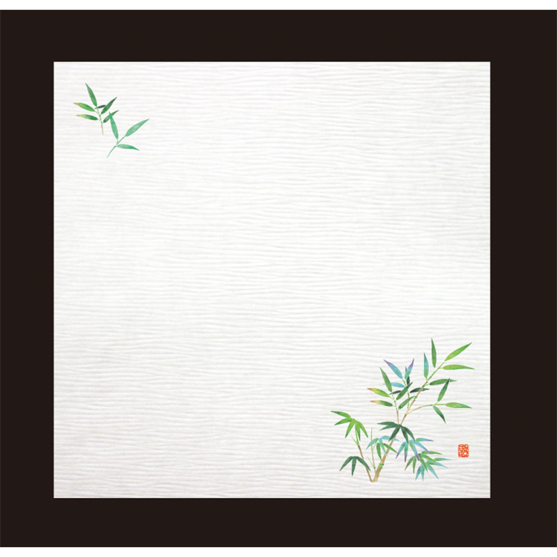 耐油しぼり懐敷　4寸（100枚入） 笹　　TA-E01 1袋（ご注文単位1袋）【直送品】