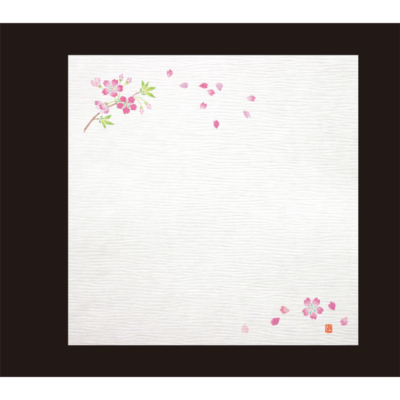 耐油しぼり懐敷　4寸（100枚入） 桜　　TA-E06 1袋（ご注文単位1袋）【直送品】