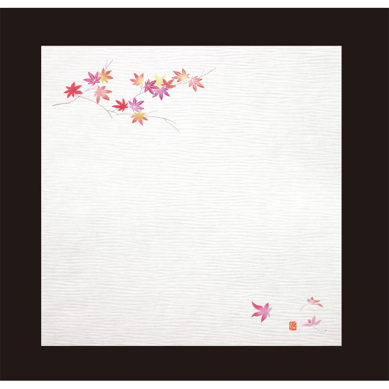 耐油しぼり懐敷　4寸（100枚入） もみじ　TA-E13 1袋（ご注文単位1袋）【直送品】