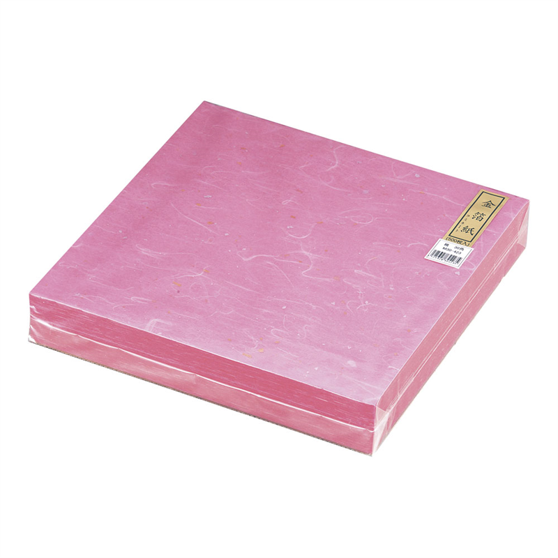金箔紙ラミネート　桃　（500枚入） M30-423 1袋（ご注文単位1袋）【直送品】