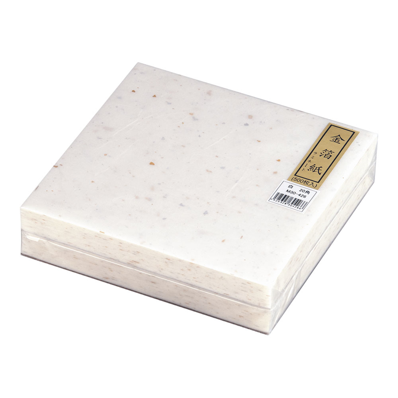 金箔紙ラミネート　白　（500枚入） M30-426 1袋（ご注文単位1袋）【直送品】