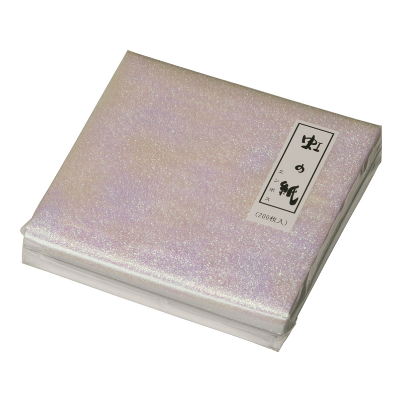 虹の紙　エンボス（200枚入） M30-406 1袋（ご注文単位1袋）【直送品】