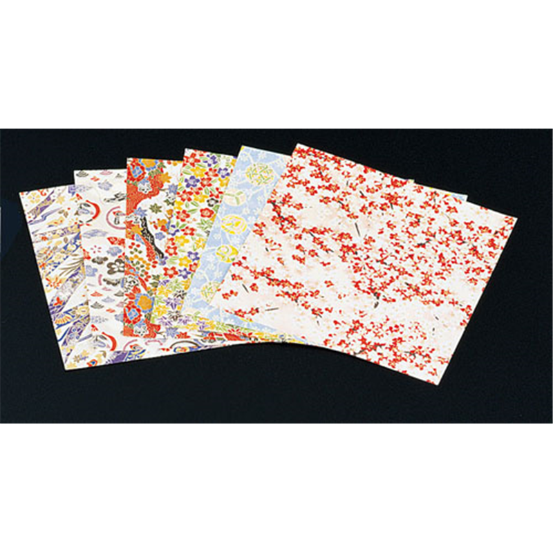 千代紙セット（200枚×6柄入） M33-132 1箱（ご注文単位1箱）【直送品】