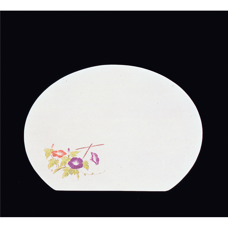 尺3半月枯淡懐石まっと（100枚入） 朝顔 1袋（ご注文単位1袋）【直送品】