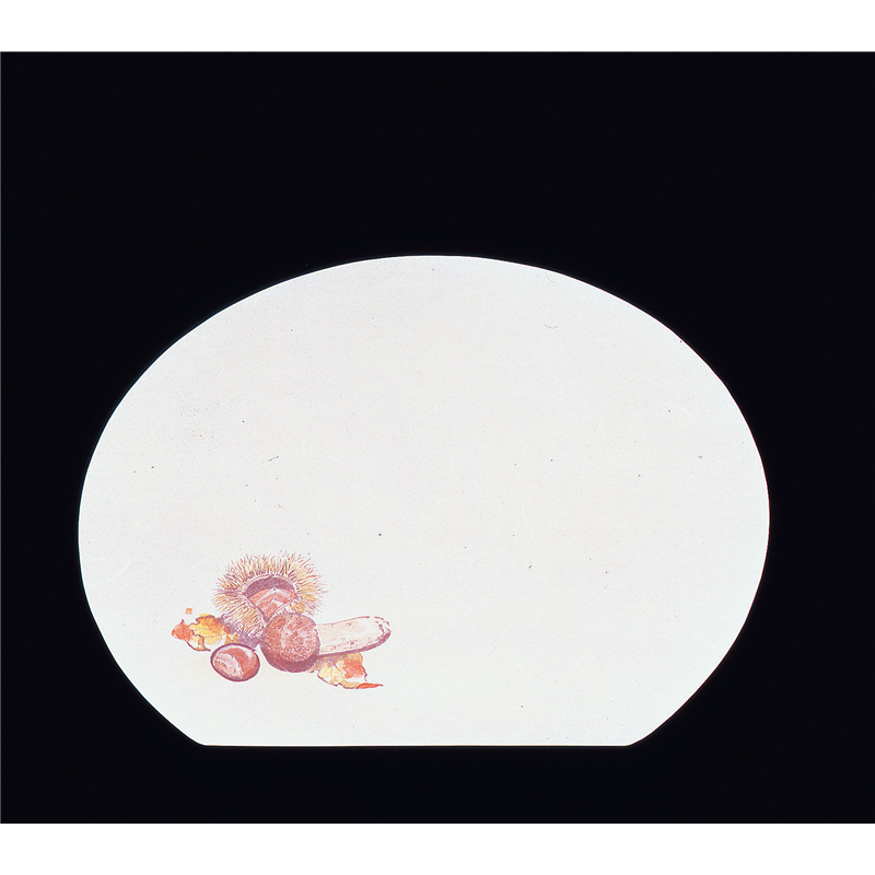 尺3半月枯淡懐石まっと（100枚入） 松茸と栗 1袋（ご注文単位1袋）【直送品】