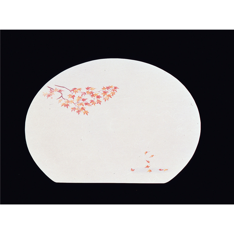 尺3半月枯淡懐石まっと（100枚入） 紅葉 1袋（ご注文単位1袋）【直送品】